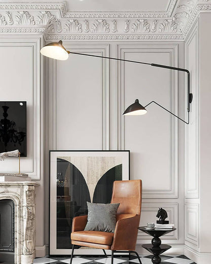 Justerbar Væglampe i Metal