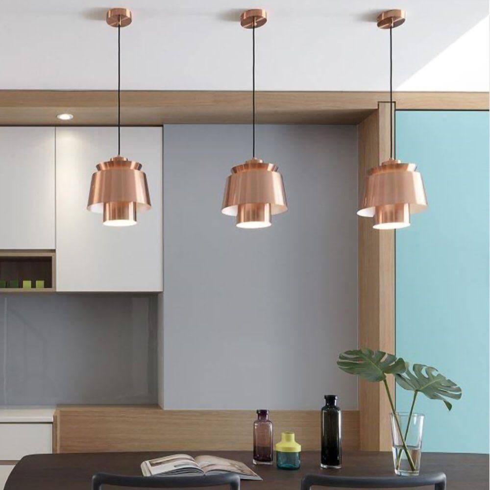 Elegant Metal Pendellampe - 25cm - Moderne Design