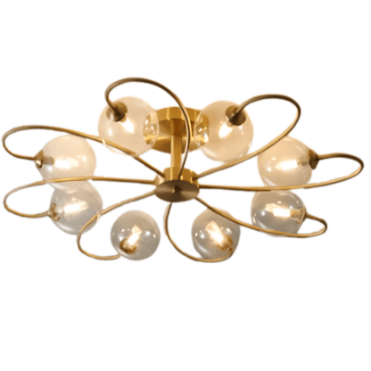 Elegant Loftslampe i Glas og Metal - BLOOM