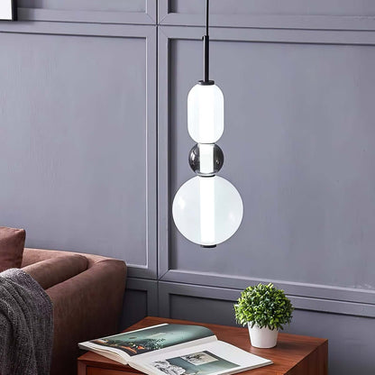 Farverig Glas Pendel - Moderne Designlampe