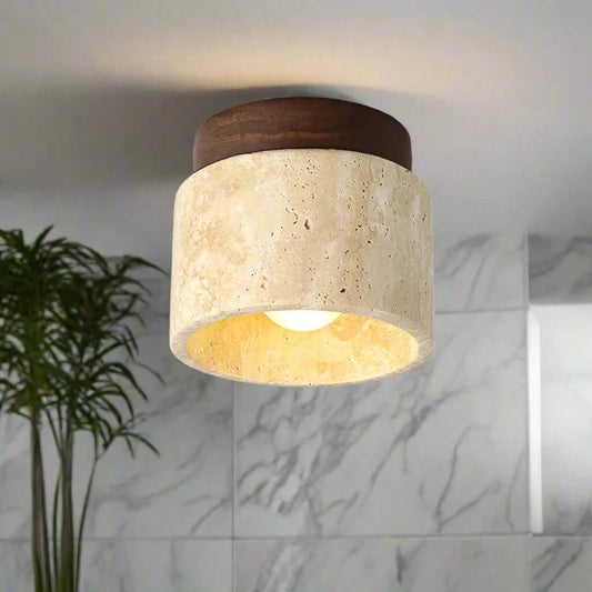 Elegant Loftslampe i Flødestil - Dia 12cm