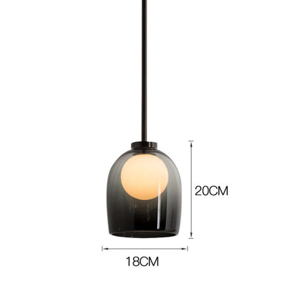 Elegant Kuglependel i Glas - Moderne Design