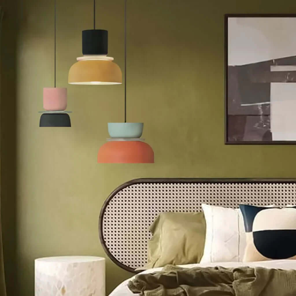 Farverig Nordisk Pendel - Akryl Design