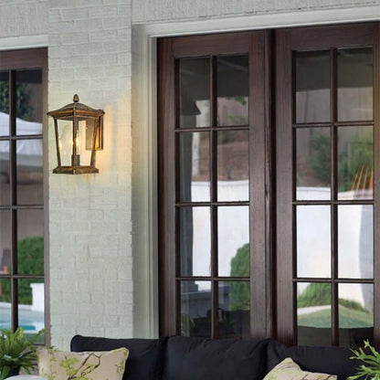 Vandtæt Udendørs Væglampe i Glas