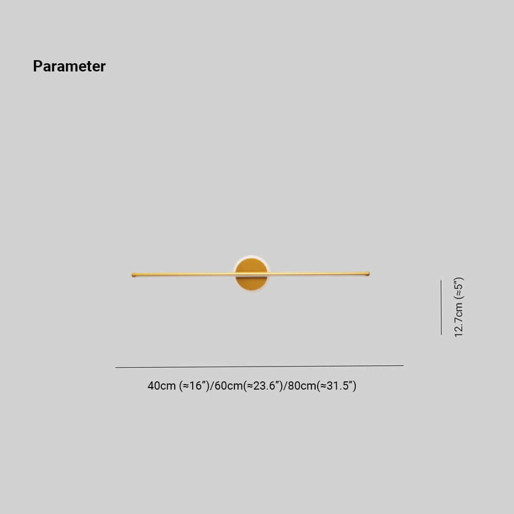 LED Væglampe Moderne Design - Rund/Firkantet