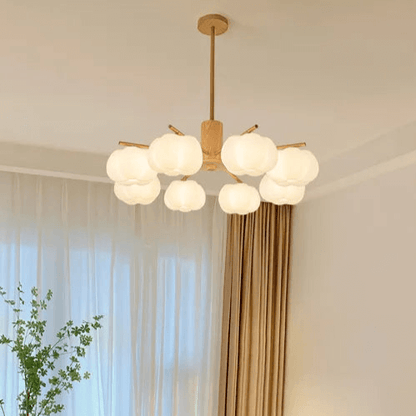 Moderne Loftslampe i Træ & Metal