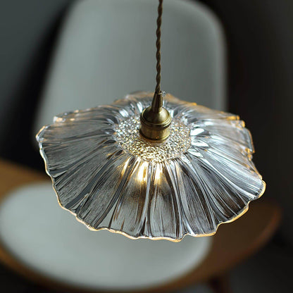 Elegant Blomsterglas Pendel - 28cm