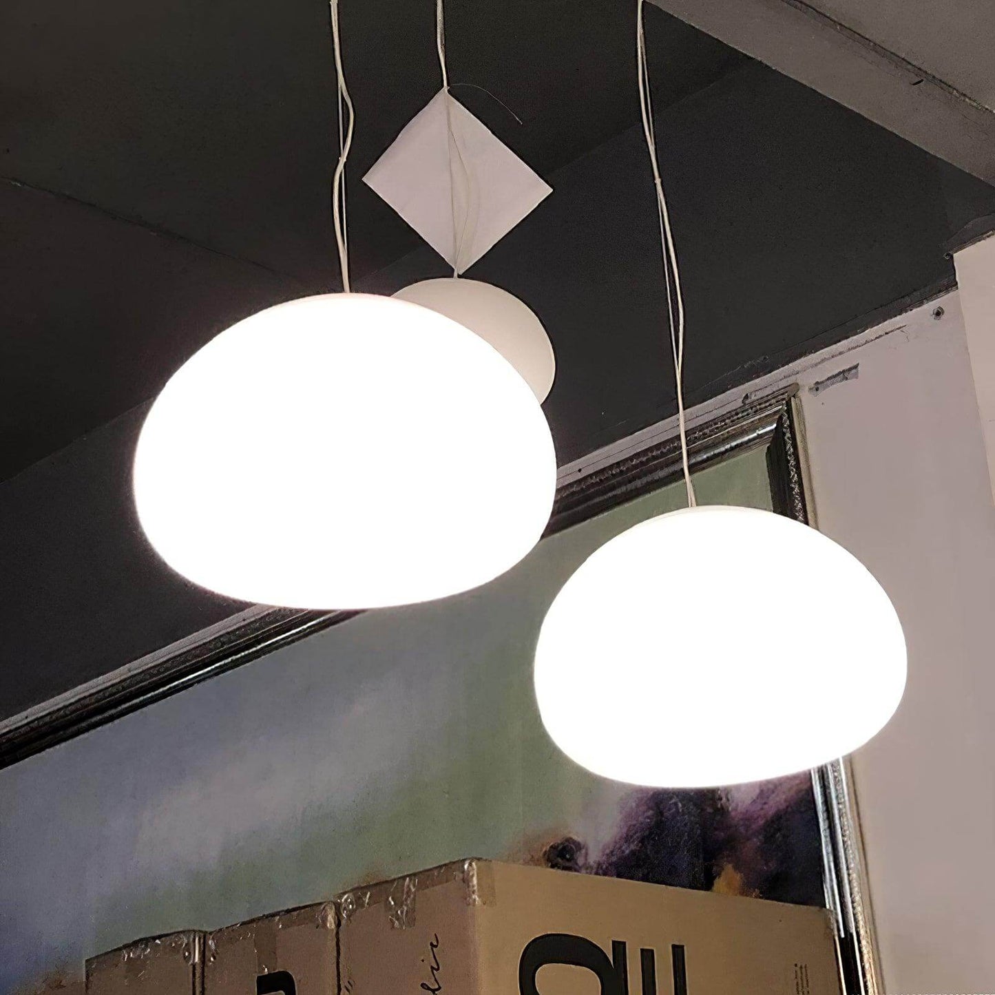 Elegant Dampet Bolle Pendellampe