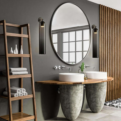 Elegant Kunstglas Lampe - Dia 10cm x H 48cm