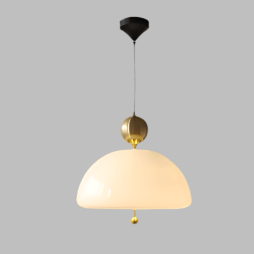 Retro Glas Pendellampe - Dia 40cm