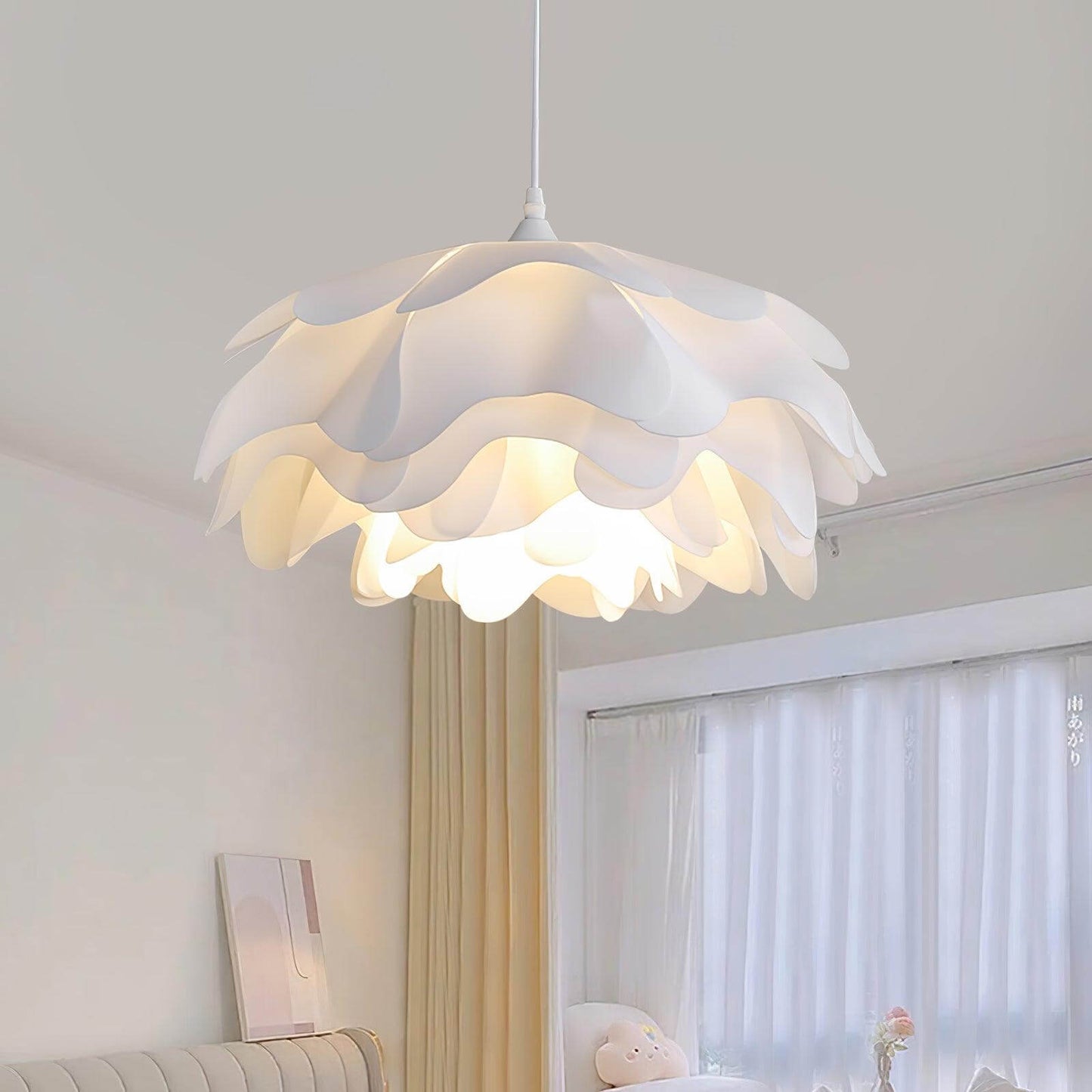 Elegant Blomsterformet Pendellampe