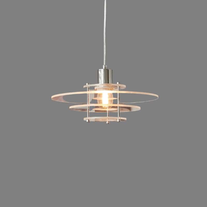 Moderne UFO-formet akryl pendellampe