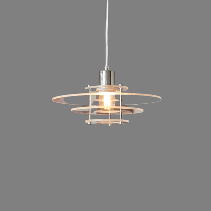Moderne UFO-formet akryl pendellampe