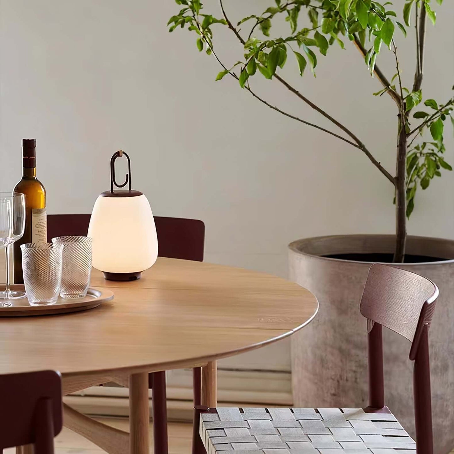 Genopladelig LED Bordlampe | Bærbar Lanterne