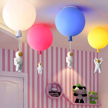 Moderne Måne Astronaut LED Loftslampe