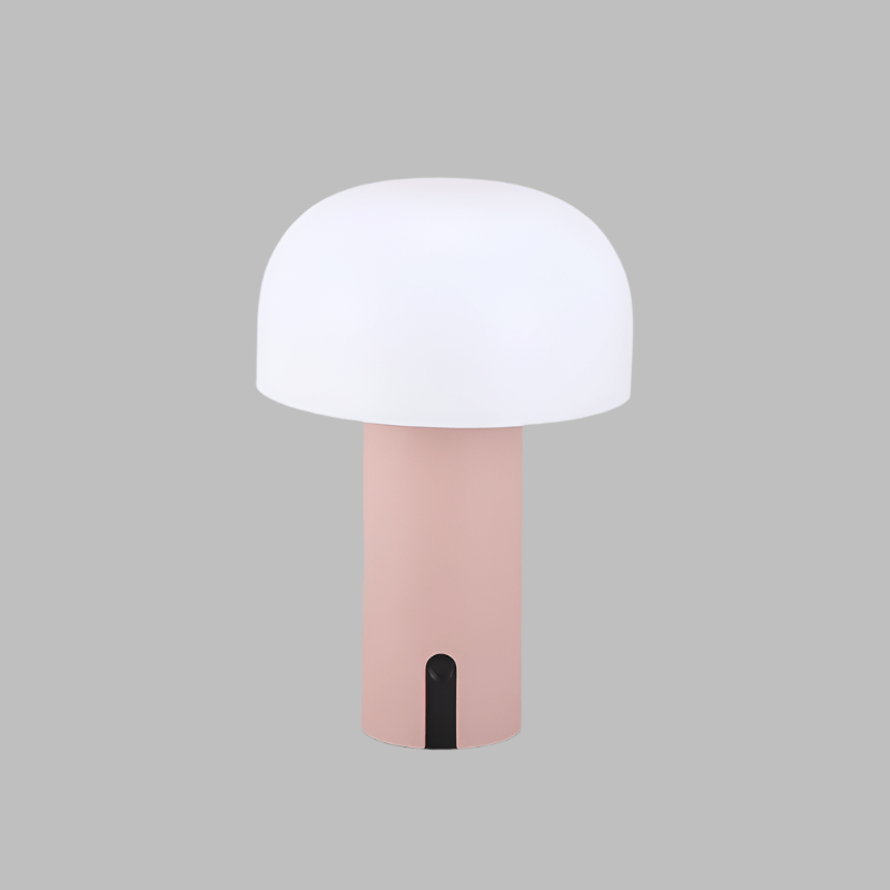 Dæmpbar Champignon Bordlampe - Trådløs LED Lampe