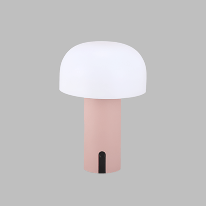 Dæmpbar Champignon Bordlampe - Trådløs LED Lampe