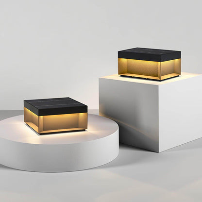 Udendørs LED Stolpelampe med Solenergi