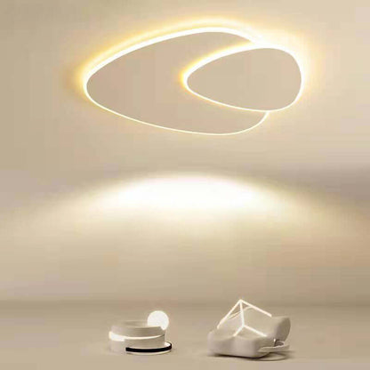 Minimalistisk LED-loftslampe, Elliptisk Design