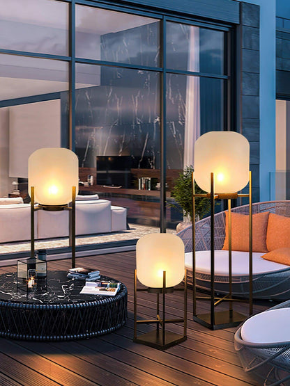 Solcelle gulvlampe lanterne udendørs