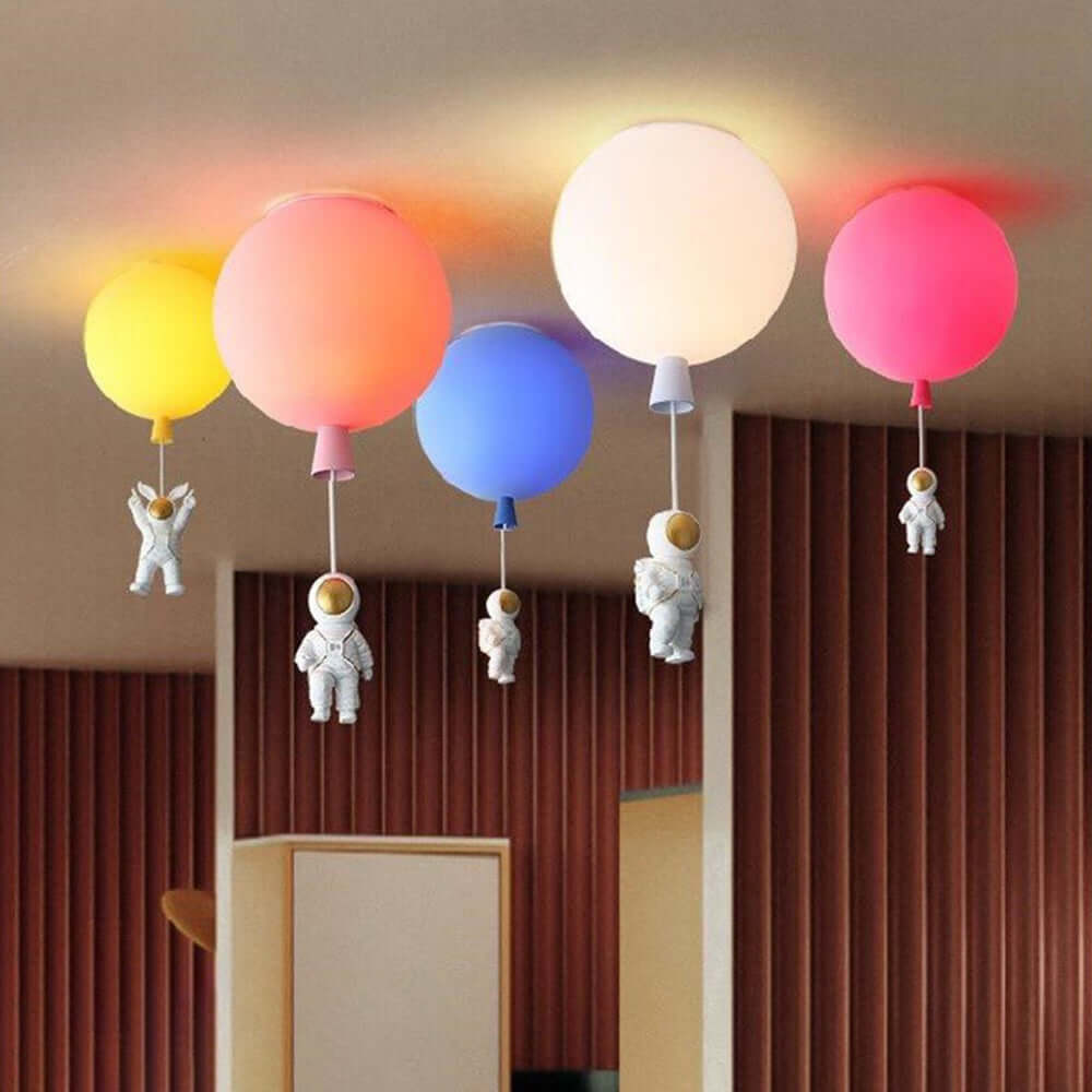 Moderne Måne Astronaut LED Loftslampe
