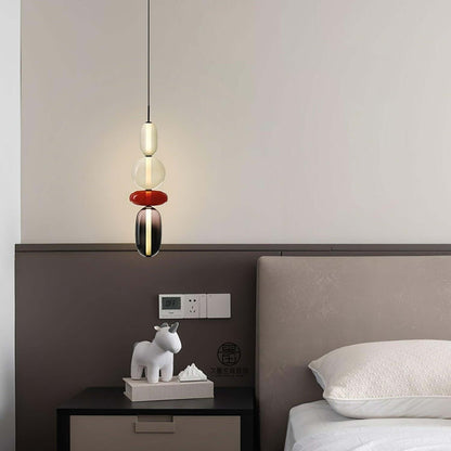 Farverig Glas Pendel - Moderne Designlampe