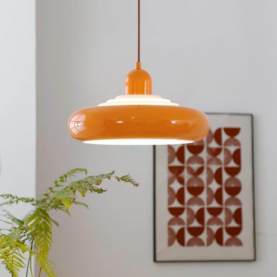 Elegant Pendellampe i Metal og Akryl - 36cm