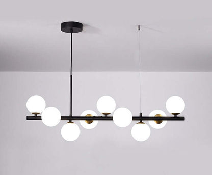 Elegant Pendellampe i Glas og Metal - 83x24cm