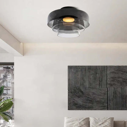 Elegant Glas Loftlampe - Nordisk Design