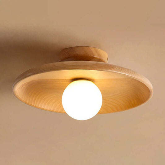 Moderne Lavt Skålformet Loftslampe