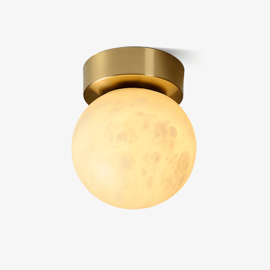 Elegant Alabast Loftslampe - 15cm