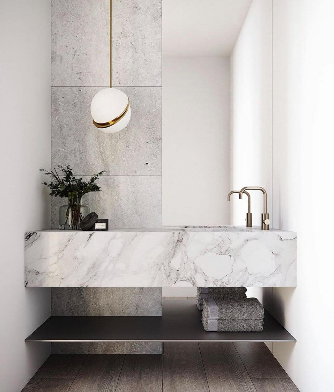 Elegant Halvmåne Pendellampe
