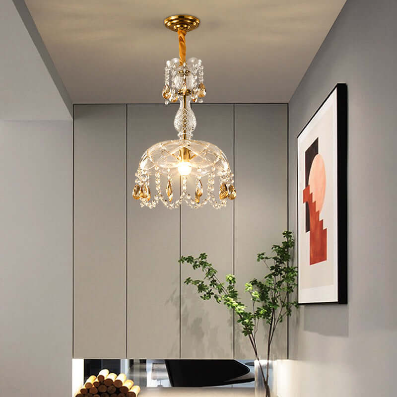 Elegant Krystal Lysekrone - Designer Pendel Lampe