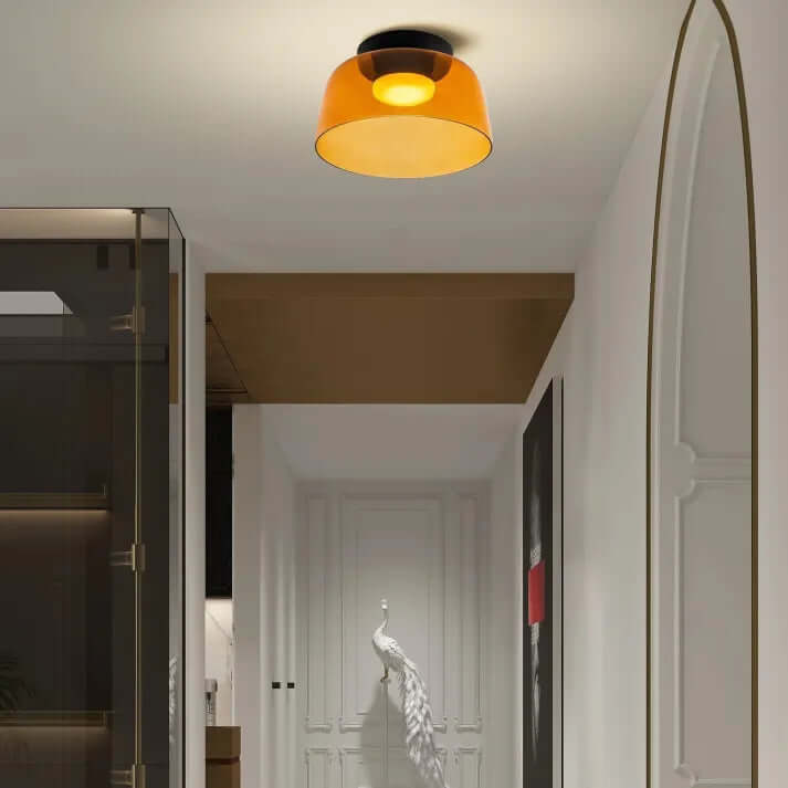 Elegant Glas Loftlampe - Nordisk Design