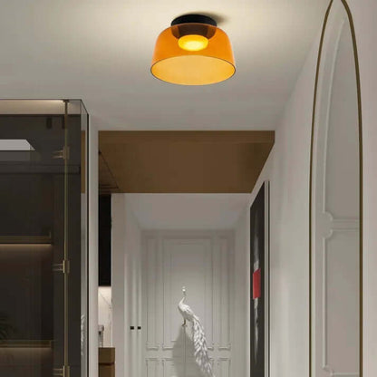 Elegant Glas Loftlampe - Nordisk Design