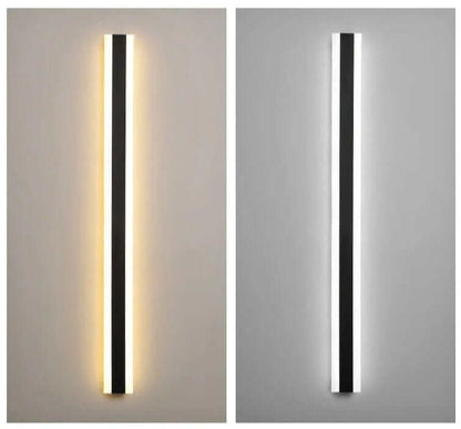 LED Væglampe i Stribet Design | Moderne Indendørs Belysning