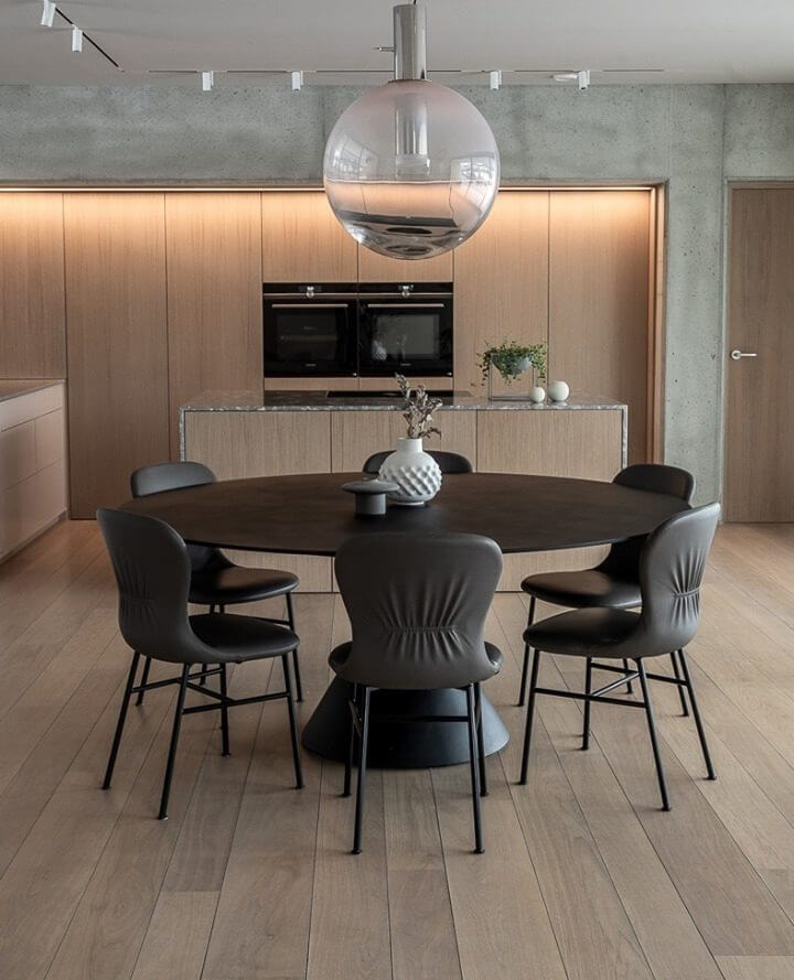 Elegant Pendel Lampe i Glas & Metal - Isabel
