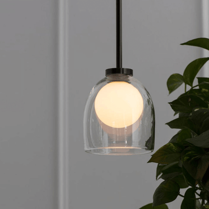 Elegant Kuglependel i Glas - Moderne Design