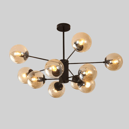 Elegant Glaskugle Lysekrone