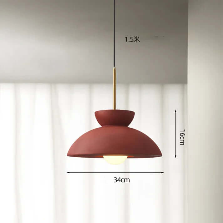 Elegant Pendellampe i Harpiks - D34cm