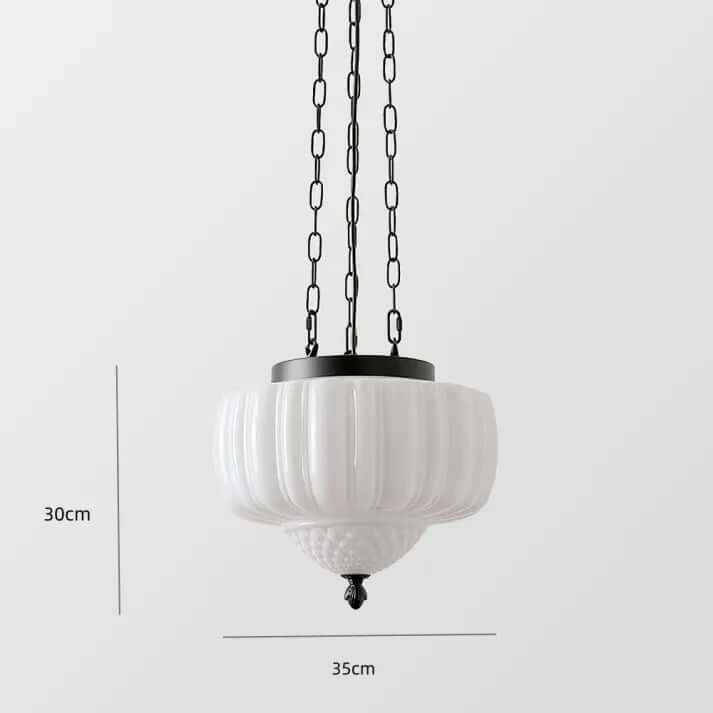 Minimalistisk Hvid Pendel - Moderne Design