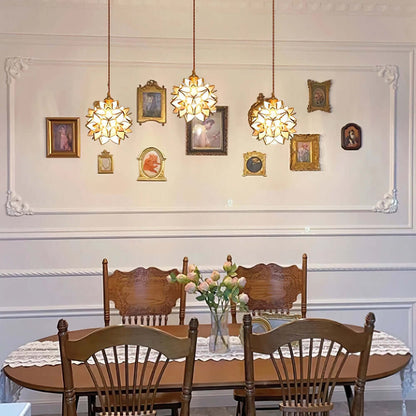 Elegant Kapiz Pendellampe