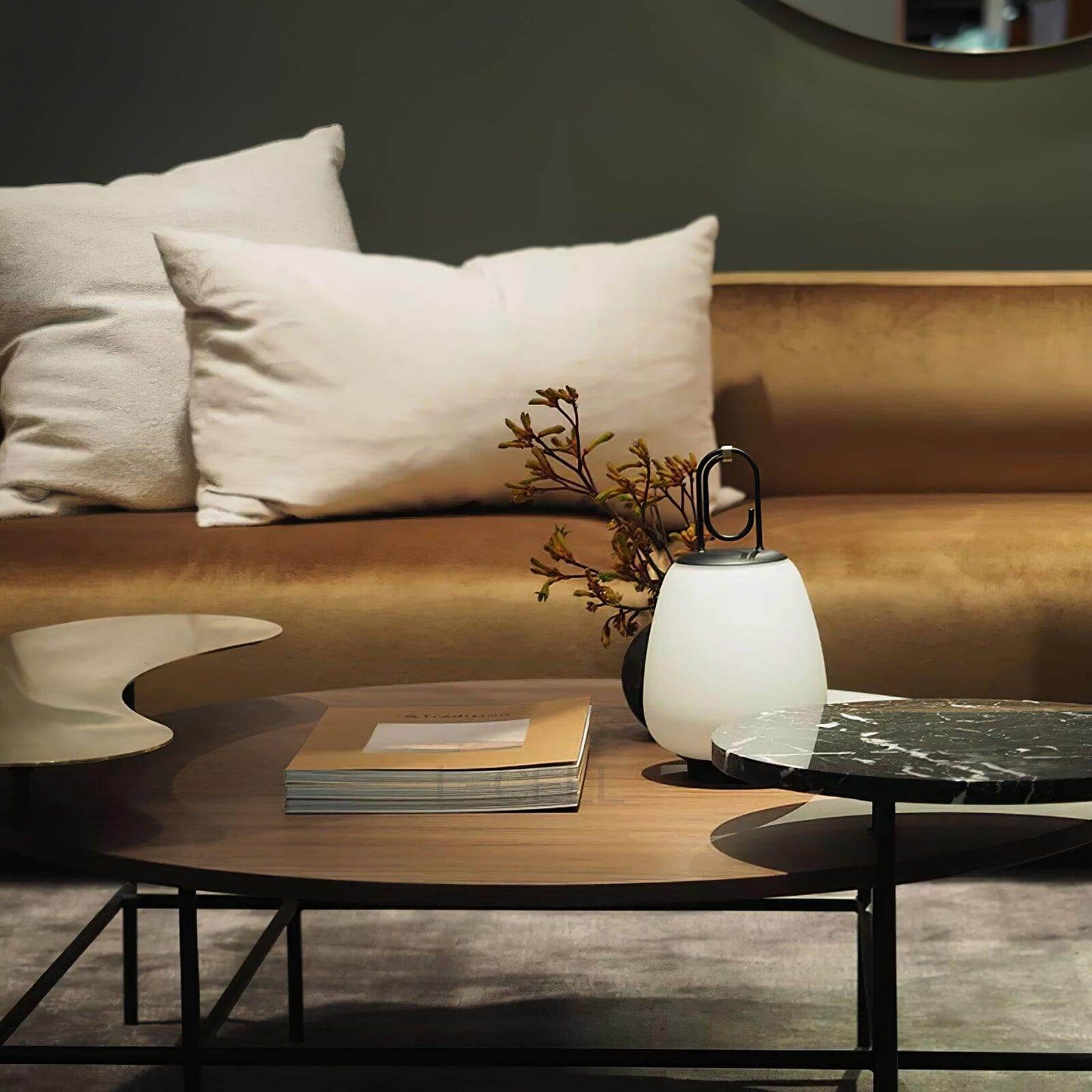 Genopladelig LED Bordlampe | Bærbar Lanterne