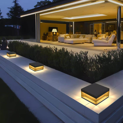 Udendørs LED Stolpelampe med Solenergi