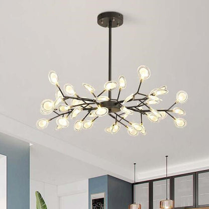 Moderne Akryl Lysekrone - LED Firefly Design