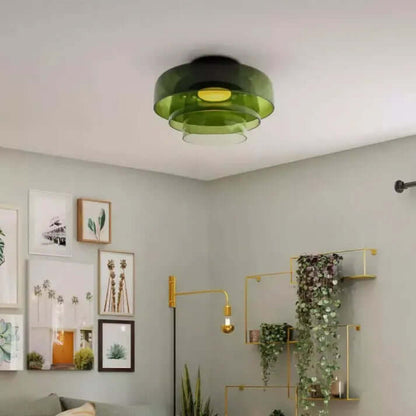 Elegant Glas Loftlampe - Nordisk Design