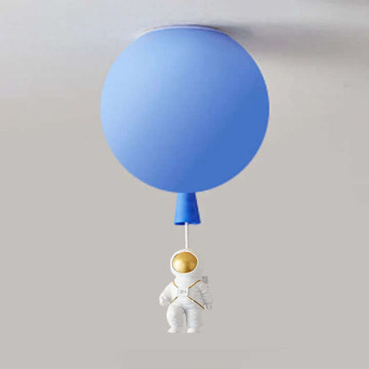 Moderne Måne Astronaut LED Loftslampe