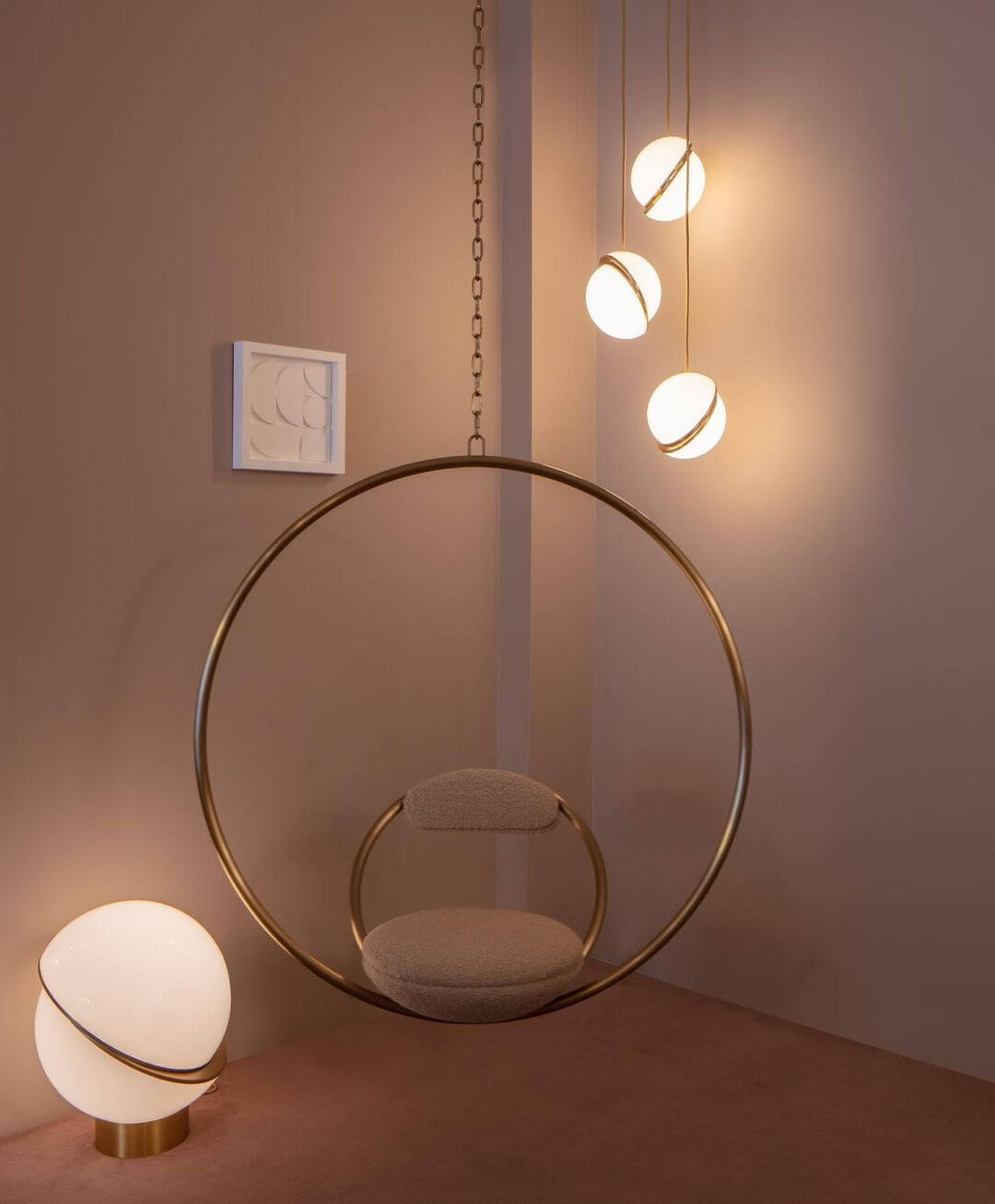 Elegant Halvmåne Pendellampe