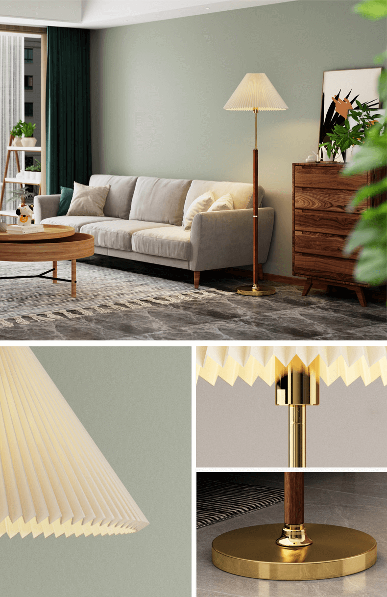 Elegant Gulvlampe i Rispapir - Skab Hygge