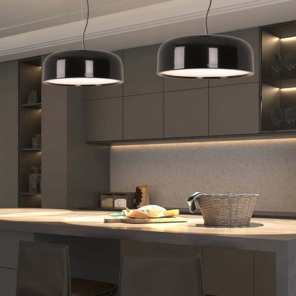 Moderne Pendellampe i Aluminium og Polykarbonat